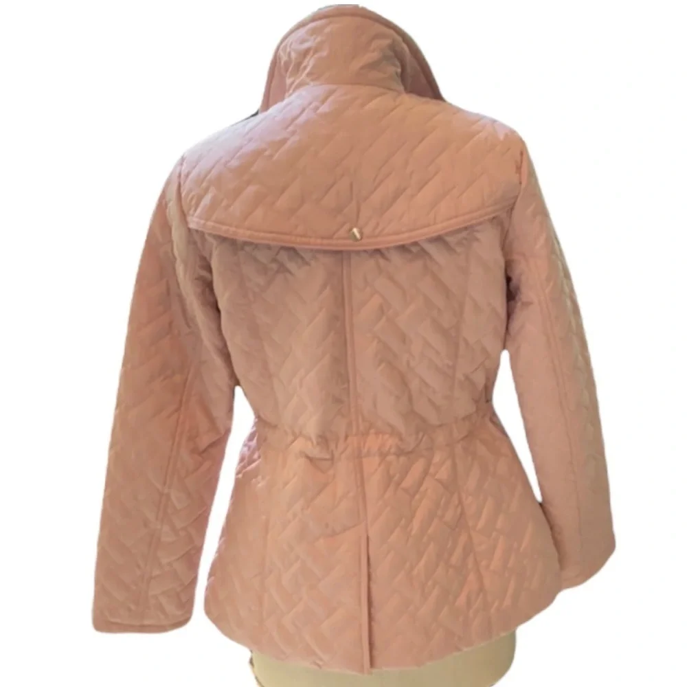 COLE Haan Beautiful signature quilted Gorpcore pink Giftable jacket SZ S